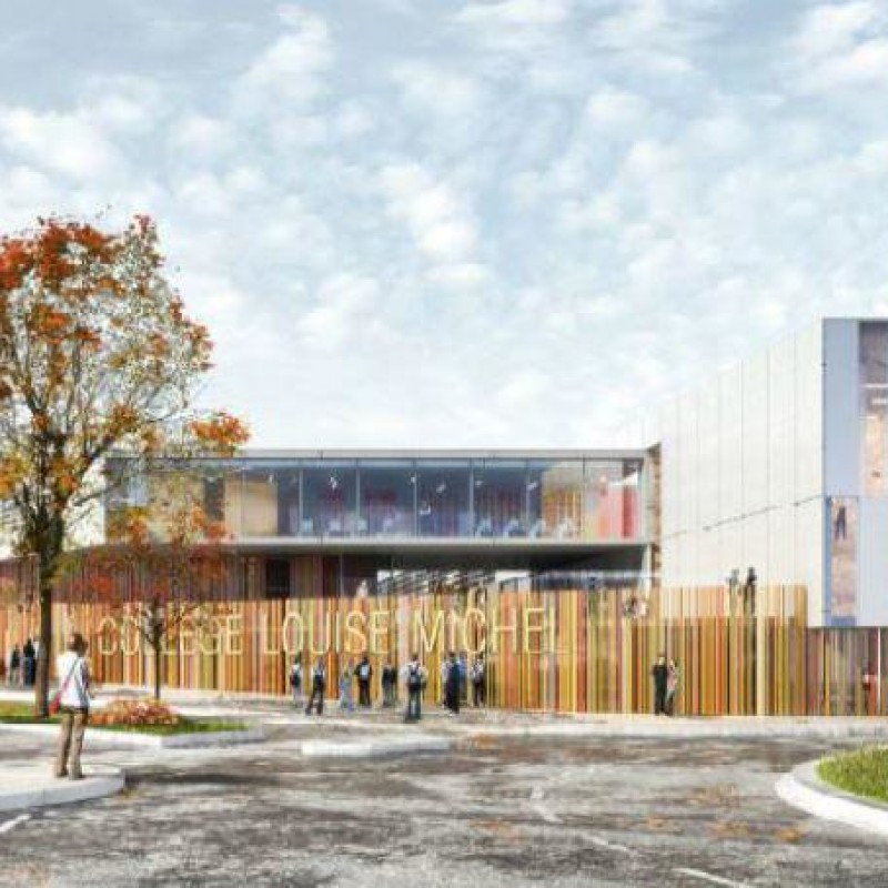 ClichysousBois  Collège Louise Michel  Le Collège