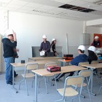 Visite du chantier du futur collège Image 7